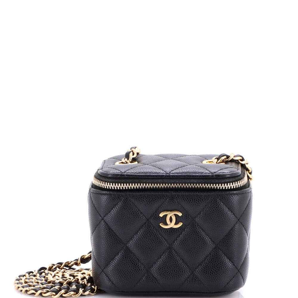 Chanel Classic Vanity Case With Chain #220661C32B